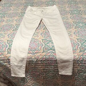 American Eagle Outfitters Women's Cream Skinny Jeans